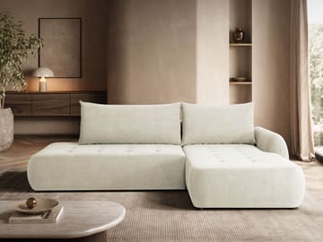 hjørnesofa Bueno Cruz 09 Høyrevendt - Beige - Møbler - Sofaer - Sovesofaer - Sovesofa divan