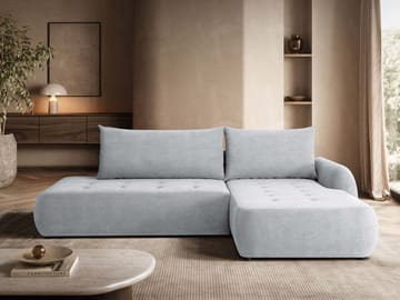 hjørnesofa Bueno Cruz 80 Høyrevendt - Grå - Møbler - Sofaer - Sovesofaer - Forovervendt sovesofa
