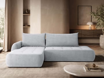 hjørnesofa Bueno Cruz 80 Venstrevendt - Grå - Møbler - Sofaer - Sovesofaer - Forovervendt sovesofa