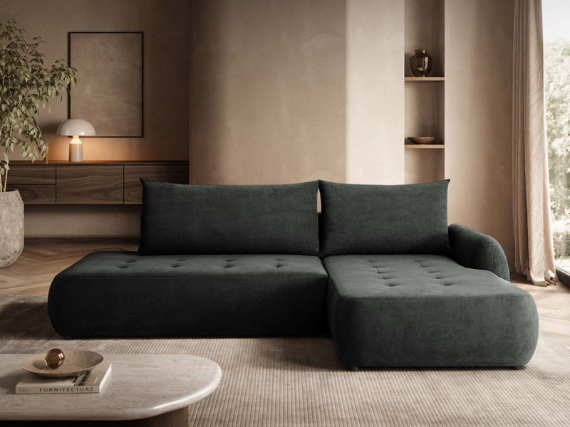 hjørnesofa Bueno Cruz 97 Høyrevendt - Grå - Møbler - Sofaer - Sovesofaer - Forovervendt sovesofa