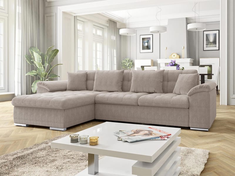 hjørnesofa Diana Poso 03 Venstrevendt - Møbler - Sofaer - Sovesofaer - Hjørnesovesofa
