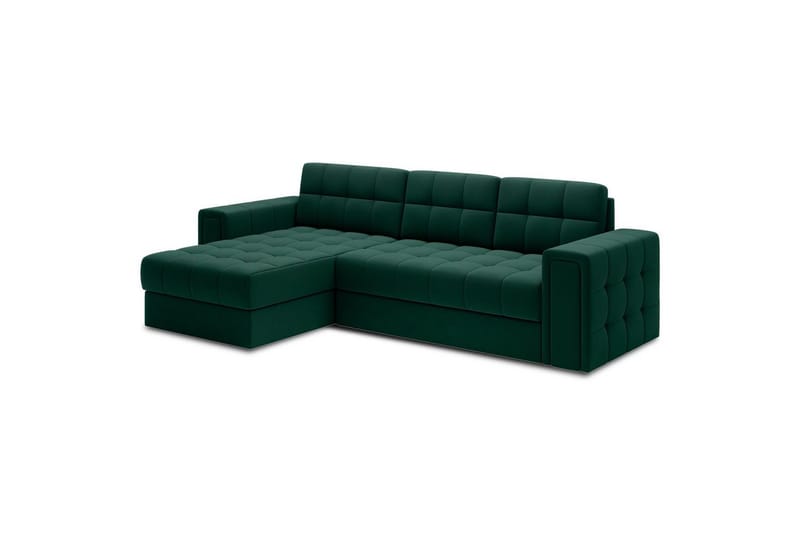 Hjørnesofa Eltap Blenvi 260x150x82 cm - Lukso 35, Grønn - Møbler - Sofaer - Sovesofaer - Sovesofa divan