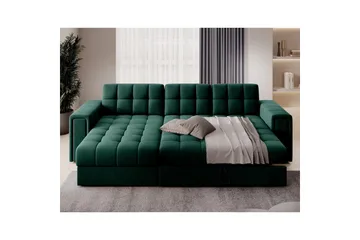 Hjørnesofa Eltap Blenvi 260x150x82 cm - Lukso 35, Grønn - Møbler - Sofaer - Sovesofaer - Sovesofa divan