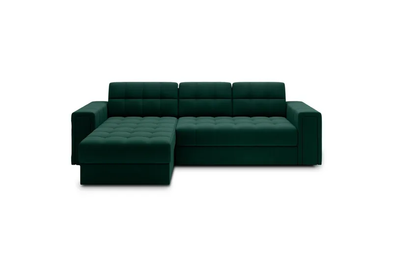 Hjørnesofa Eltap Blenvi 260x150x82 cm, Lukso 35, Grønn