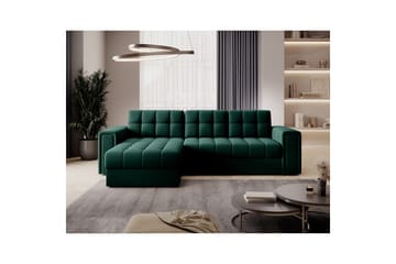 Hjørnesofa Eltap Blenvi 260x150x82 cm - Lukso 35, Grønn - Møbler - Sofaer - Sovesofaer - Sovesofa divan