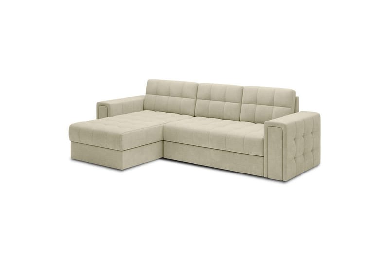 Hjørnesofa Eltap Blenvi 260x150x82 cm - Monolith 04, Beige - Møbler - Sofaer - Sovesofaer - Sovesofa divan