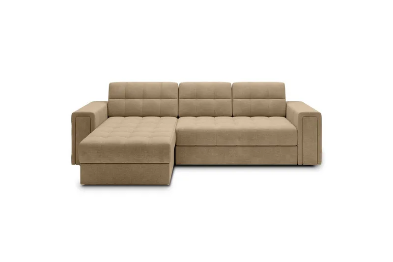 Hjørnesofa Eltap Blenvi 260x150x82 cm - Monolith 09, Beige - Møbler - Sofaer - Sovesofaer - Sovesofa divan