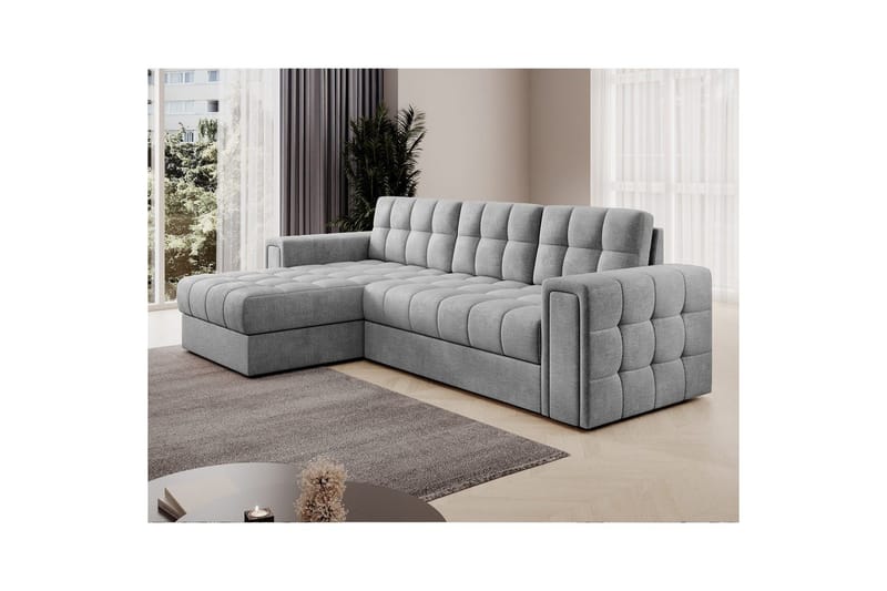 Hjørnesofa Eltap Blenvi 260x150x82 cm - Monolith 84, Grå - Møbler - Sofaer - Sovesofaer - Sovesofa divan