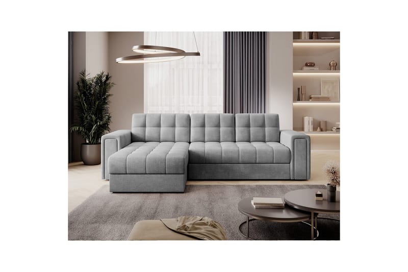Hjørnesofa Eltap Blenvi 260x150x82 cm - Monolith 84, Grå - Møbler - Sofaer - Sovesofaer - Sovesofa divan