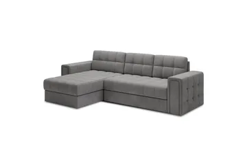 Hjørnesofa Eltap Blenvi 260x150x82 cm - Monolith 85, Grå - Møbler - Sofaer - Sovesofaer - Sovesofa divan