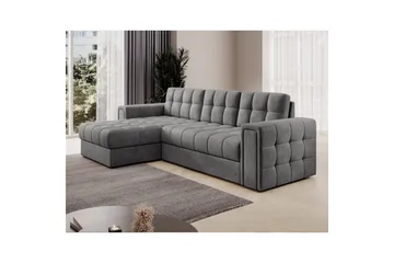 Hjørnesofa Eltap Blenvi 260x150x82 cm - Monolith 85, Grå - Møbler - Sofaer - Sovesofaer - Sovesofa divan