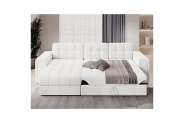 Hjørnesofa Eltap Blenvi 260x150x82 cm - Royal 01, Hvit - Møbler - Sofaer - Sovesofaer - Sovesofa divan