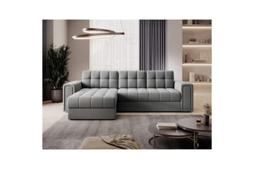 Hjørnesofa Eltap Blenvi 260x150x82 cm - Sola 04, Grå - Møbler - Sofaer - Sovesofaer - Sovesofa divan