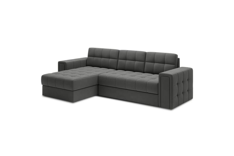 Hjørnesofa Eltap Blenvi 260x150x82 cm - Sola 06, Mørk Grå - Møbler - Sofaer - Sovesofaer - Sovesofa divan