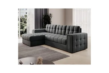 Hjørnesofa Eltap Blenvi 260x150x82 cm - Sola 06, Mørk Grå - Møbler - Sofaer - Sovesofaer - Sovesofa divan