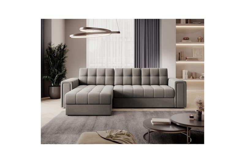 Hjørnesofa Eltap Blenvi 260x150x82 cm - Sola 18, Beige - Møbler - Sofaer - Sovesofaer - Sovesofa divan