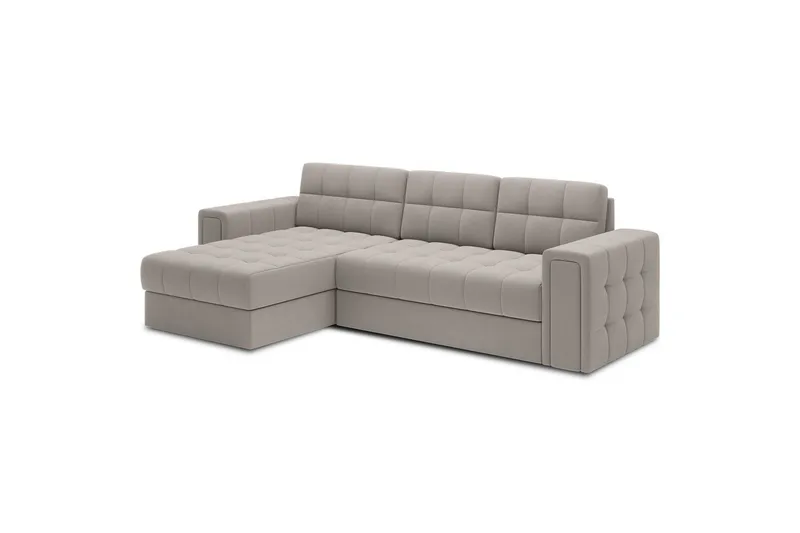 Hjørnesofa Eltap Blenvi 260x150x82 cm - Sola 18, Beige - Møbler - Sofaer - Sovesofaer - Sovesofa divan