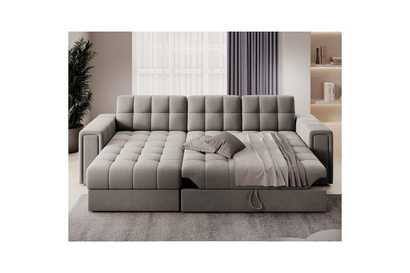 Hjørnesofa Eltap Blenvi 260x150x82 cm - Sola 18, Beige - Møbler - Sofaer - Sovesofaer - Sovesofa divan