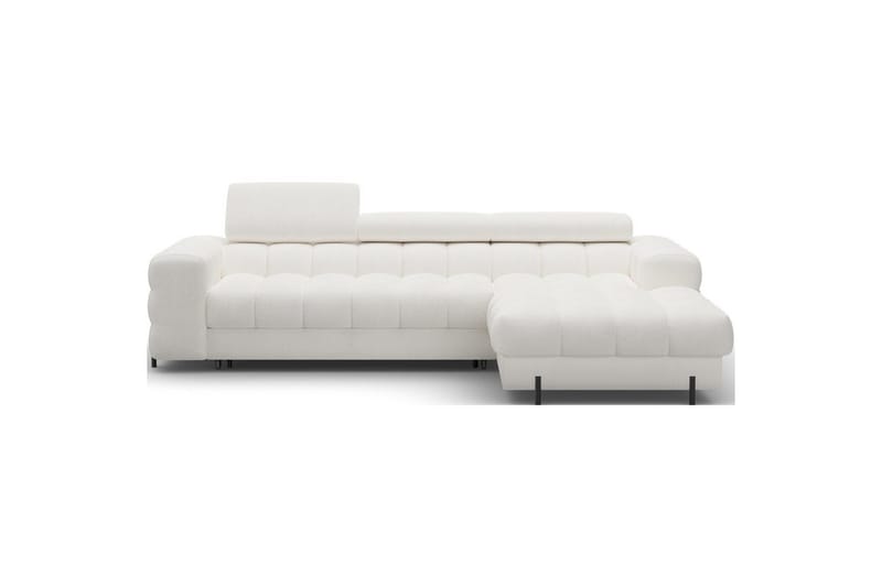 Hjørnesofa Eltap Felro 285x181x93 cm, Amore 01, Hvit, Høyre