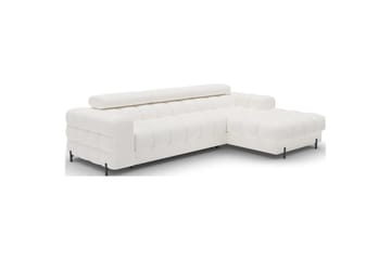 Hjørnesofa Eltap Felro 285x181x93 cm - Amore 01, Hvit, Høyre - Møbler - Sofaer - Sovesofaer - Sovesofa divan