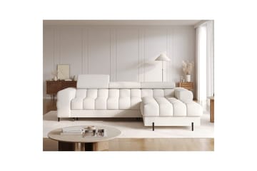 Hjørnesofa Eltap Felro 285x181x93 cm - Amore 01, Hvit, Høyre - Møbler - Sofaer - Sovesofaer - Sovesofa divan
