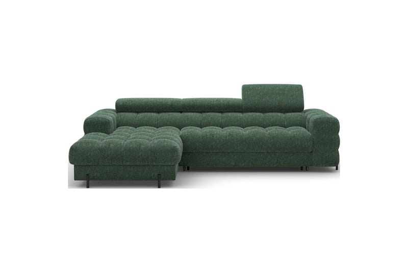 Hjørnesofa Eltap Felro 285x181x93 cm, Amore 35, Grønn, Venstre