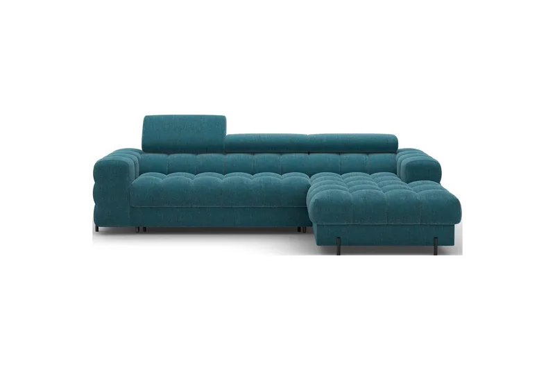 Hjørnesofa Eltap Felro 285x181x93 cm, Amore 40, Blå, Høyre