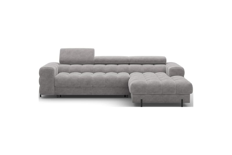 Hjørnesofa Eltap Felro 285x181x93 cm - Aura 04, Grå, Høyre - Møbler - Sofaer - Sovesofaer - Sovesofa divan