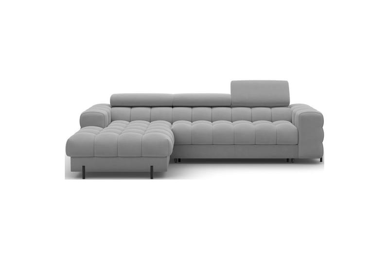 Hjørnesofa Eltap Felro 285x181x93 cm - Aura 04, Grå, Venstre - Møbler - Sofaer - Sovesofaer - Sovesofa divan