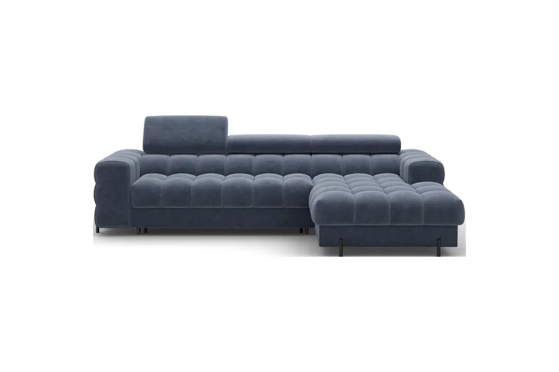 Hjørnesofa Eltap Felro 285x181x93 cm, Aura 40, Blå, Høyre