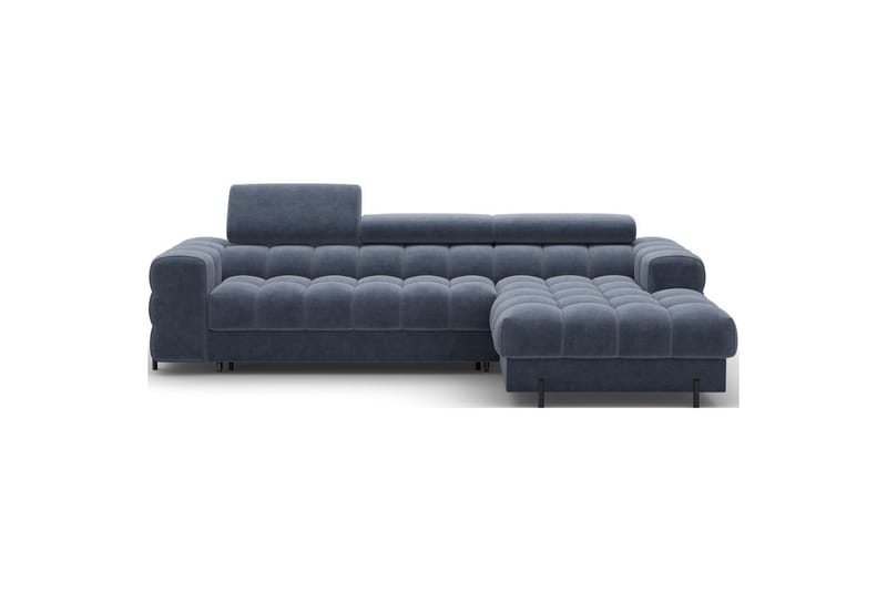 Hjørnesofa Eltap Felro 285x181x93 cm - Aura 40, Blå, Høyre - Møbler - Sofaer - Sovesofaer - Sovesofa divan