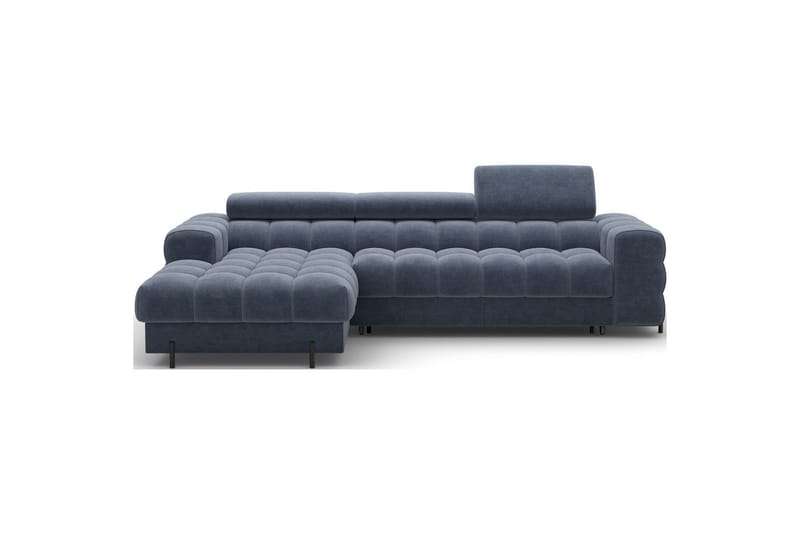 Hjørnesofa Eltap Felro 285x181x93 cm, Aura 40, Blå, Venstre