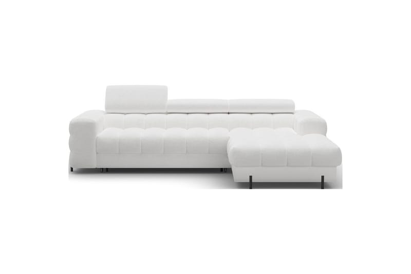 Hjørnesofa Eltap Felro 285x181x93 cm - Royal 01, Hvit, Høyre - Møbler - Sofaer - Sovesofaer - Sovesofa divan