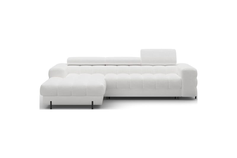 Hjørnesofa Eltap Felro 285x181x93 cm, Royal 01, Hvit, Venstre