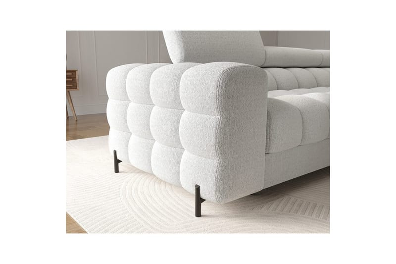 Hjørnesofa Eltap Felro 285x181x93 cm - Royal 03, Grå, Høyre - Møbler - Sofaer - Sovesofaer - Sovesofa divan
