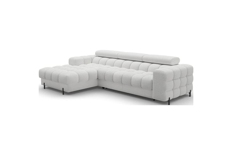 Hjørnesofa Eltap Felro 285x181x93 cm - Royal 03, Grå, Venstre - Møbler - Sofaer - Sovesofaer - Sovesofa divan