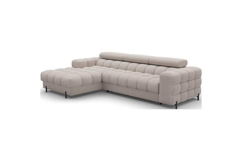 Hjørnesofa Eltap Felro 285x181x93 cm - Royal 18, Beige, Venstre - Møbler - Sofaer - Sovesofaer - Sovesofa divan