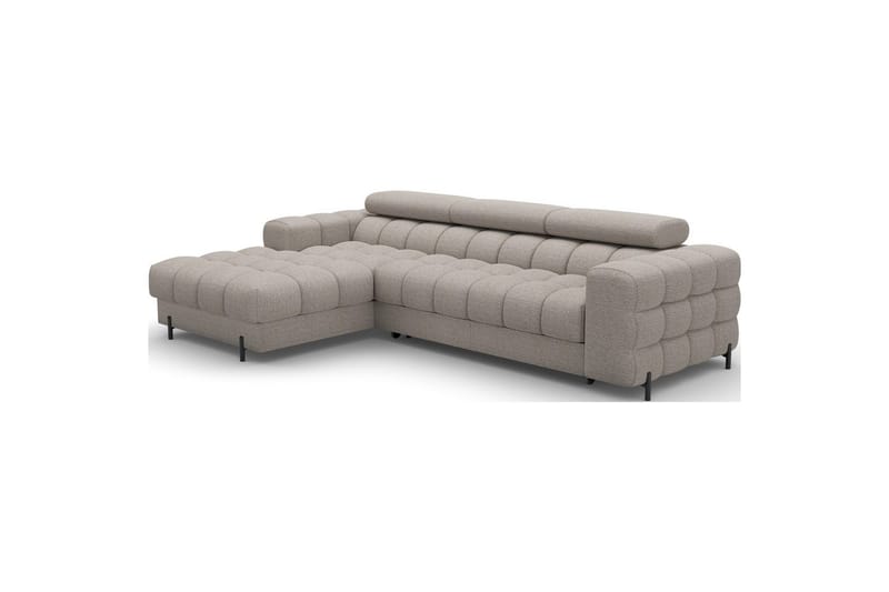 Hjørnesofa Eltap Felro 285x181x93 cm - Royal 20, Beige, Venstre - Møbler - Sofaer - Sovesofaer - Sovesofa divan