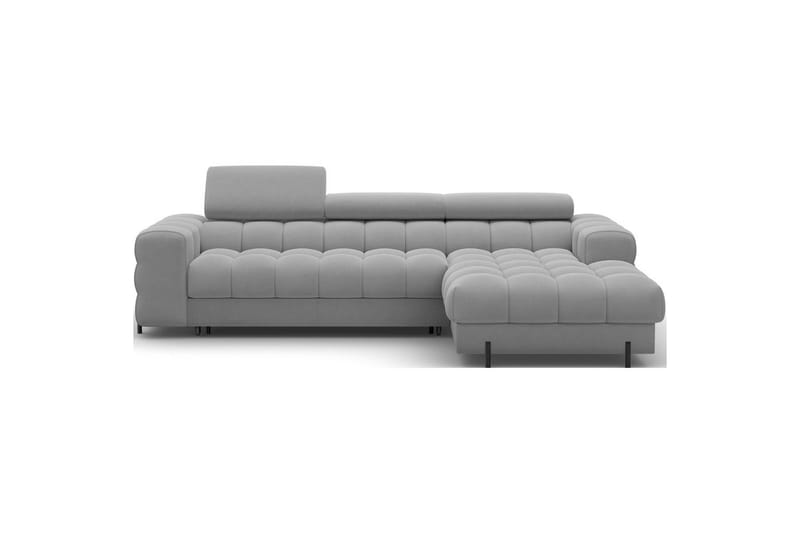 Hjørnesofa Eltap Felro 285x181x93 cm, Sola 04, Grå, Høyre