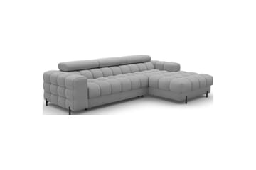 Hjørnesofa Eltap Felro 285x181x93 cm - Sola 04, Grå, Høyre - Møbler - Sofaer - Sovesofaer - Sovesofa divan