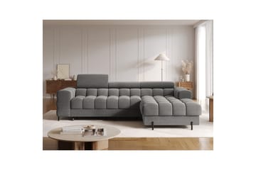 Hjørnesofa Eltap Felro 285x181x93 cm - Sola 06, Mørk Grå, Høyre - Møbler - Sofaer - Sovesofaer - Sovesofa divan