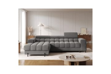 Hjørnesofa Eltap Felro 285x181x93 cm - Sola 06, Mørk Grå, Venstre - Møbler - Sofaer - Sovesofaer - Sovesofa divan