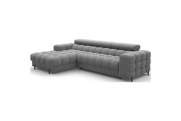 Hjørnesofa Eltap Felro 285x181x93 cm - Sola 06, Mørk Grå, Venstre - Møbler - Sofaer - Sovesofaer - Sovesofa divan