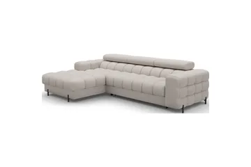 Hjørnesofa Eltap Felro 285x181x93 cm - Sola 18, Beige, Venstre - Møbler - Sofaer - Sovesofaer - Sovesofa divan