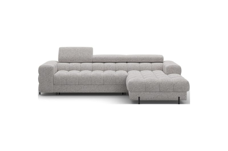 Hjørnesofa Eltap Felro 285x181x93 cm, Pellerito 20, Grå, Høyre