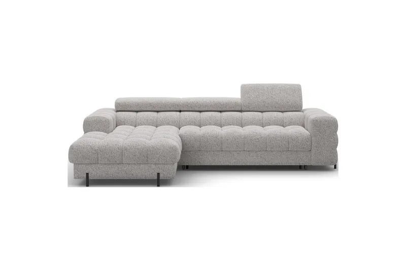 Hjørnesofa Eltap Felro 285x181x93 cm, Pellerito 20, Grå, Venstre