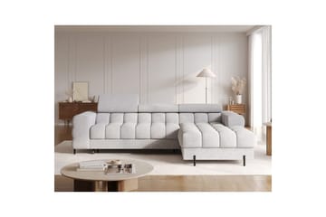 Hjørnesofa Eltap Felro 285x181x93 cm - Pellerito 03, Grå, Høyre - Møbler - Sofaer - Sovesofaer - Sovesofa divan