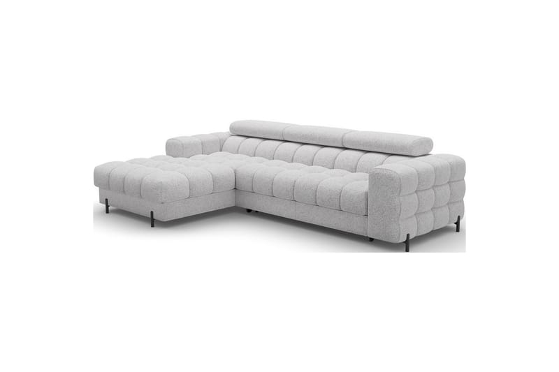Hjørnesofa Eltap Felro 285x181x93 cm - Pellerito 03, Grå, Venstre - Møbler - Sofaer - Sovesofaer - Sovesofa divan