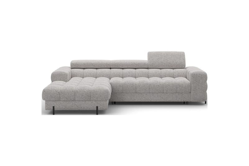 Hjørnesofa Eltap Felro 285x181x93 cm - Pellerito 20, Grå, Venstre - Møbler - Sofaer - Sovesofaer - Sovesofa divan