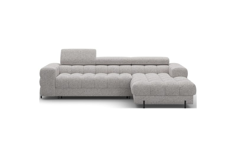 Hjørnesofa Eltap Felro 285x181x93 cm - Pellerito 20, Grå, Høyre - Møbler - Sofaer - Sovesofaer - Sovesofa divan
